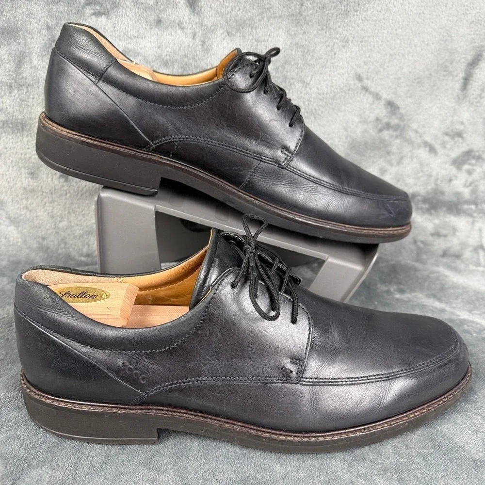 Leather Dress Shoes Mens Oxford Lace Up Black Classic Casual‎ Work